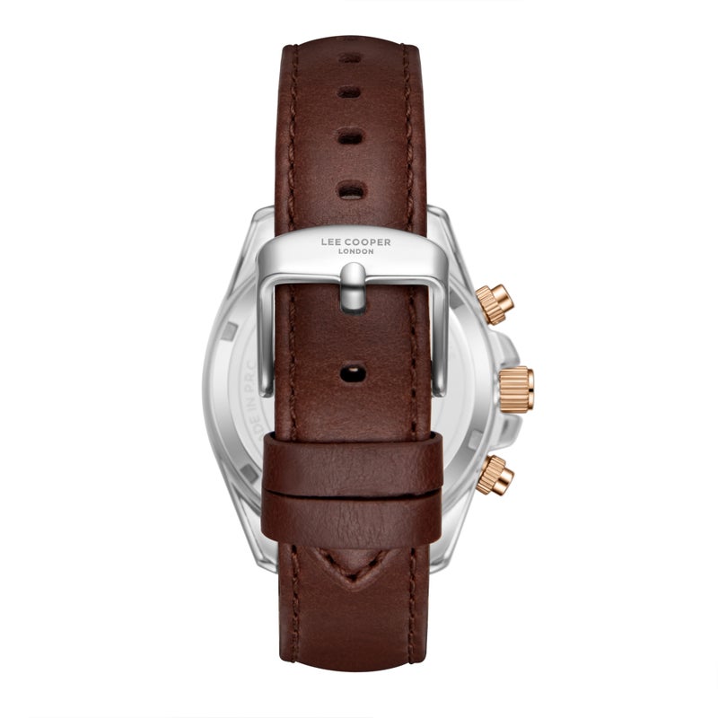 Lee Cooper Men's LEATHER MULTIFUNCTION Watch LC08233.392 - 23x29,5 mm - Image 3